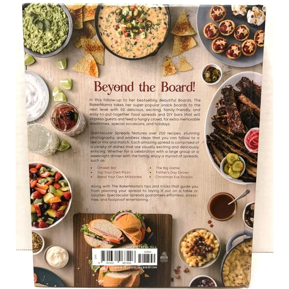 Spectacular Spreads: 50 Amazing Food Spreads Cookbook.